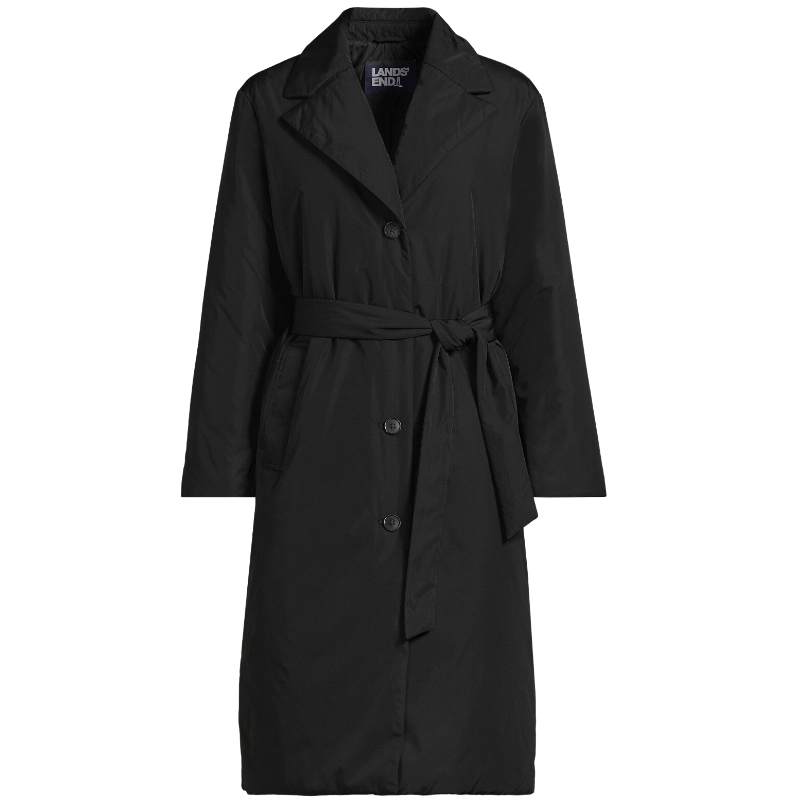 Insulated Water-Resistant Commuter Trench Coat